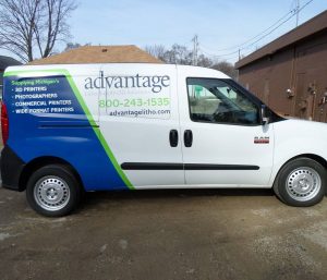 custom commercial van wrap